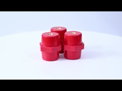 कम वोल्टेज राल कैपेसिटिव इन्सुलेटर अनुकूलित लाल इपॉक्सी बसबार इन्सुलेटर SM20 M5 BMC