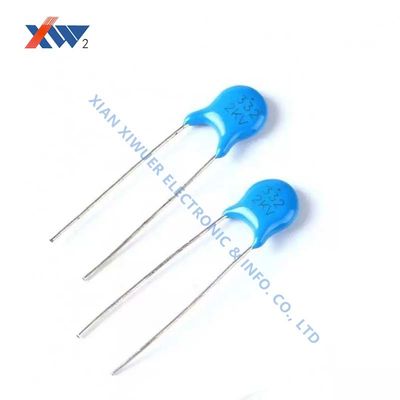 उच्च वोल्टेज स्विच गियर के लिए डायलेक्ट्रिक हानि < 0.004 के साथ 3KVAC 82PF लाइव लाइन सिरेमिक कैपेसिटर