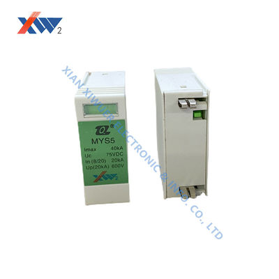 अच्छा मूल्य एसपीडी एमआईएस5 40kA 75V अधिभार सुरक्षा उपकरण IP20 संचार शक्ति की सुरक्षा के लिए 48V सीसी प्रणाली ऑनलाइन